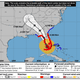 Expected three-day track for Hurricane Irma.